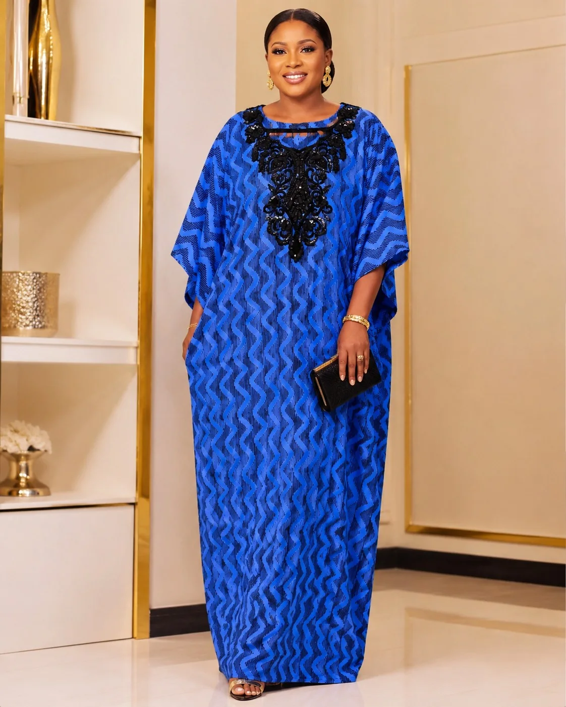 Premium Blue Boubou by Da Estol Creative